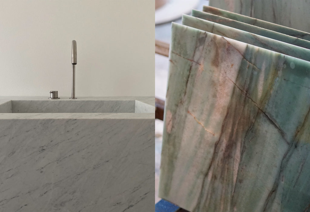 the difference between marble, quartzite and onyx